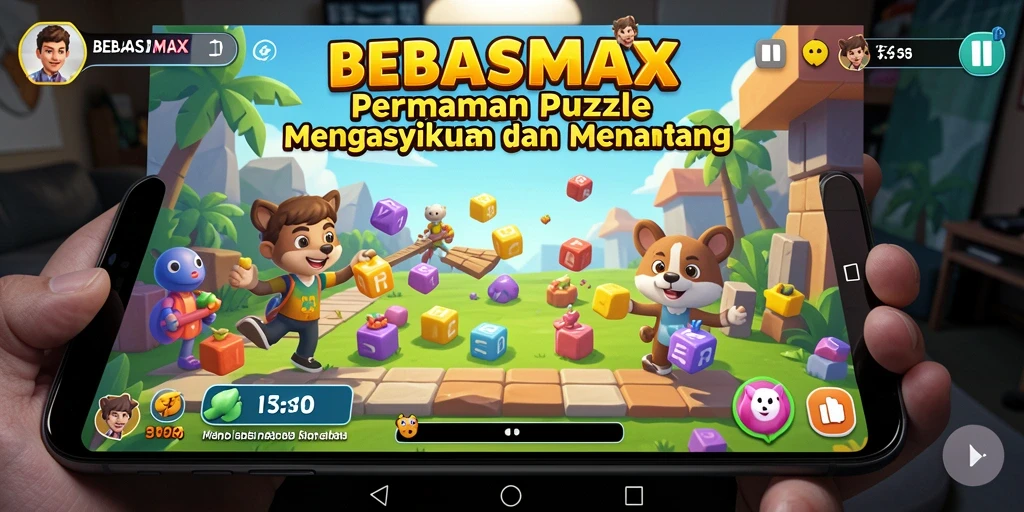 Gameplay menarik dari BEBASMAX dengan berbagai teka-teki.
