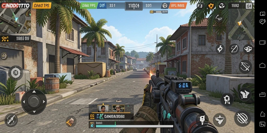 Tampilan gameplay seru dari CINDOTOTO yang mendebarkan.
