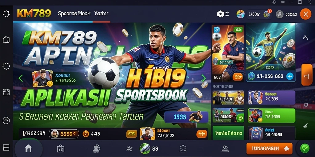 Screenshot gameplay Sportsbook KM789 menunjukkan aksi taruhan yang mendebarkan.