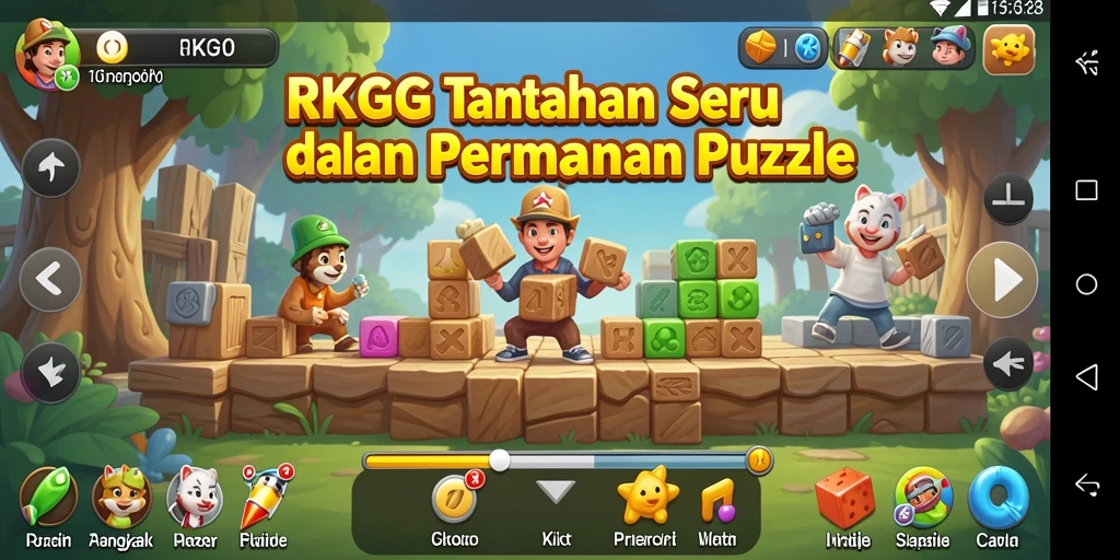 Tampilan gameplay <strong>RKGG</strong> yang menantang dan mengasyikkan.